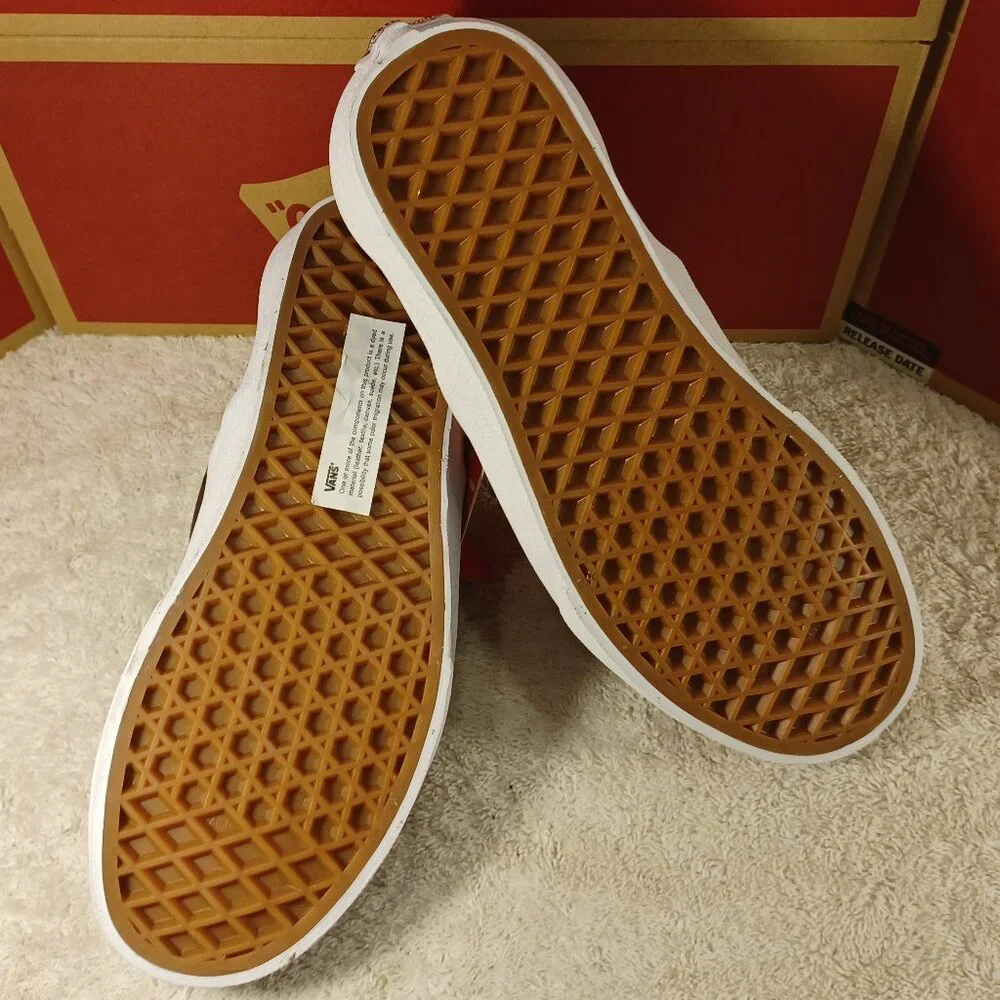 Vans Men's 4.5/Women's 6 Slip On Fair Isle Brown Woven Textile VN0A5JMHBF